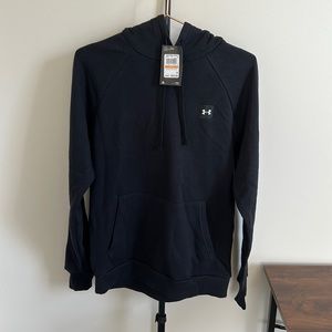 UnderArmour, men’s small, fleece hoodie, black